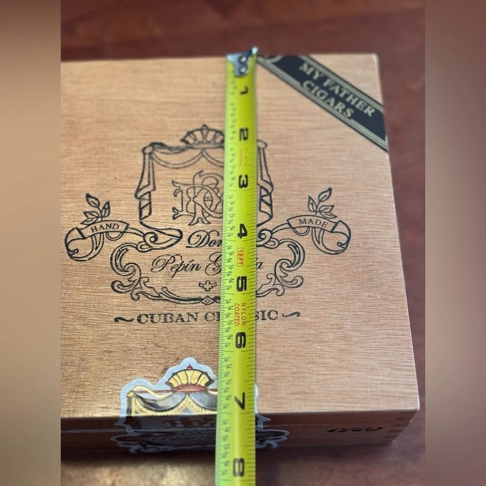 Wooden Cigar Treasure Stash Box